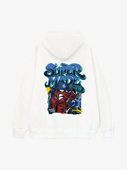 Original Graphic Letter Hoodie 