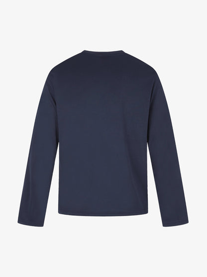 Street Style Cross Print Long-Sleeve T-Shirt