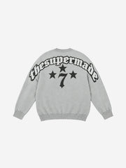 Scorpion Star Graphic Knit Sweater