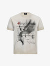 Angel Wings Graphic Tie-Dye Tee