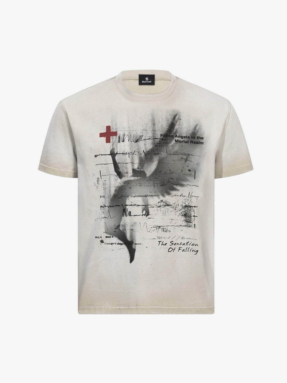 Angel Wings Graphic Tie-Dye Tee