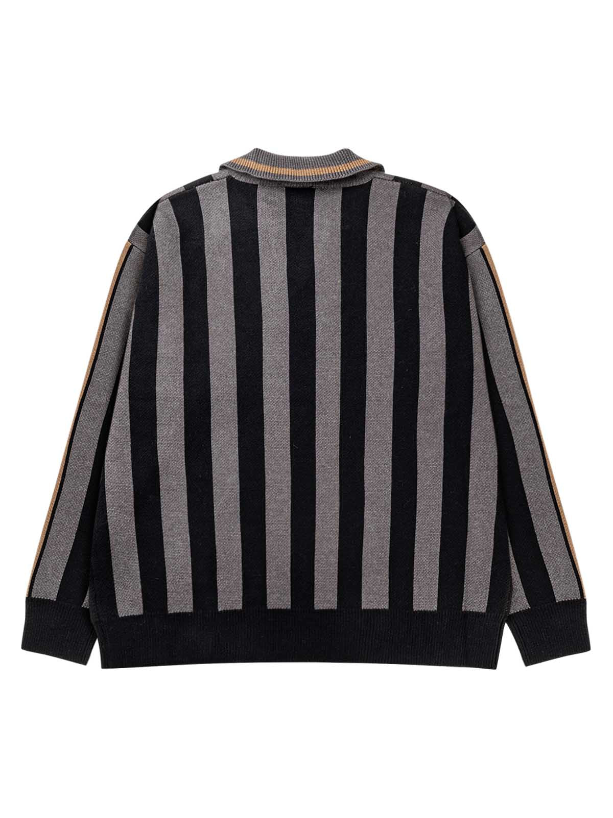 Thesupermade Star Rugby Striped Sweater 