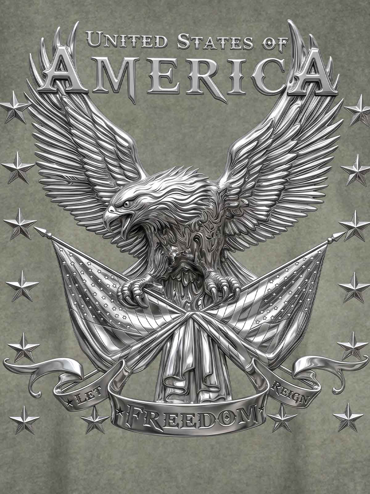 Vintage Freedom Eagle Sleeveless T-Shirt 
