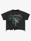 Distressed Art Print Tee