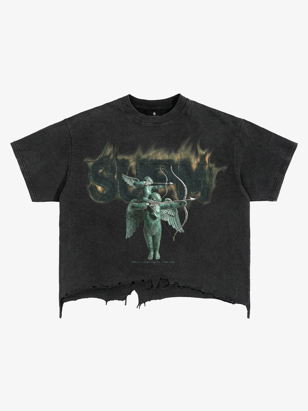 Distressed Art Print Tee