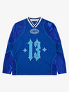 Supermade American Gothic Font Satin Mesh Jersey 