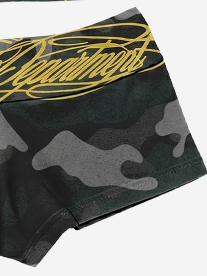 Y2K Camo Graffiti Tank Set 