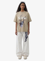Vintage Spider Graphic Washed T-Shirt 