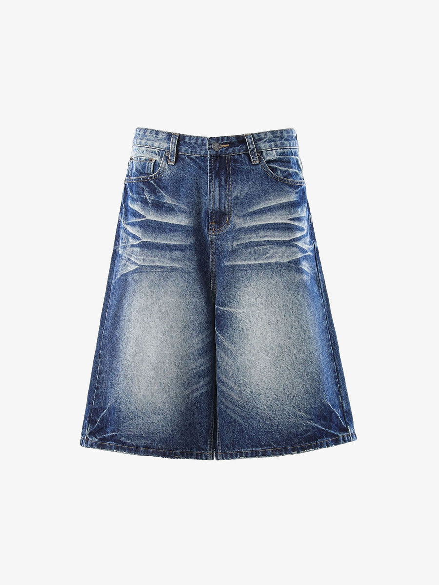 Vintage Whiskered Denim Jorts 
