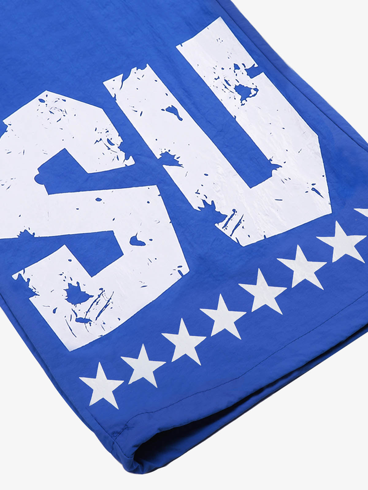 Layered Skull-Graphic Track Pants