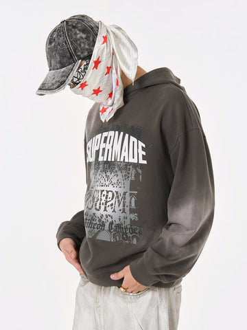 SUPM Dark Ombre Cathedral Hoodie 