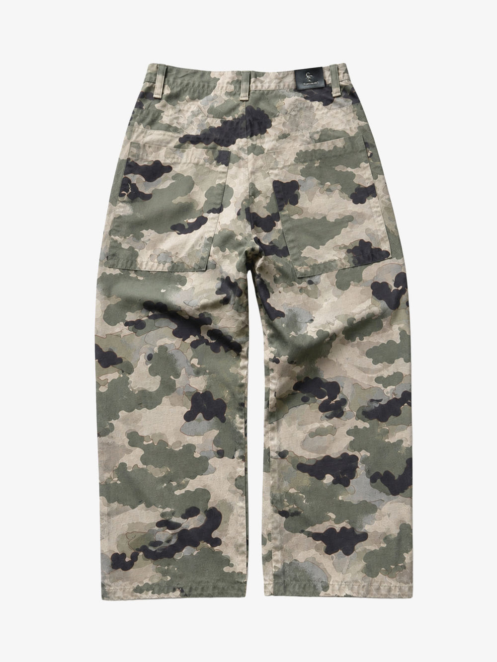 Camo Racing Embroidered Water-Resistant Sports Pants