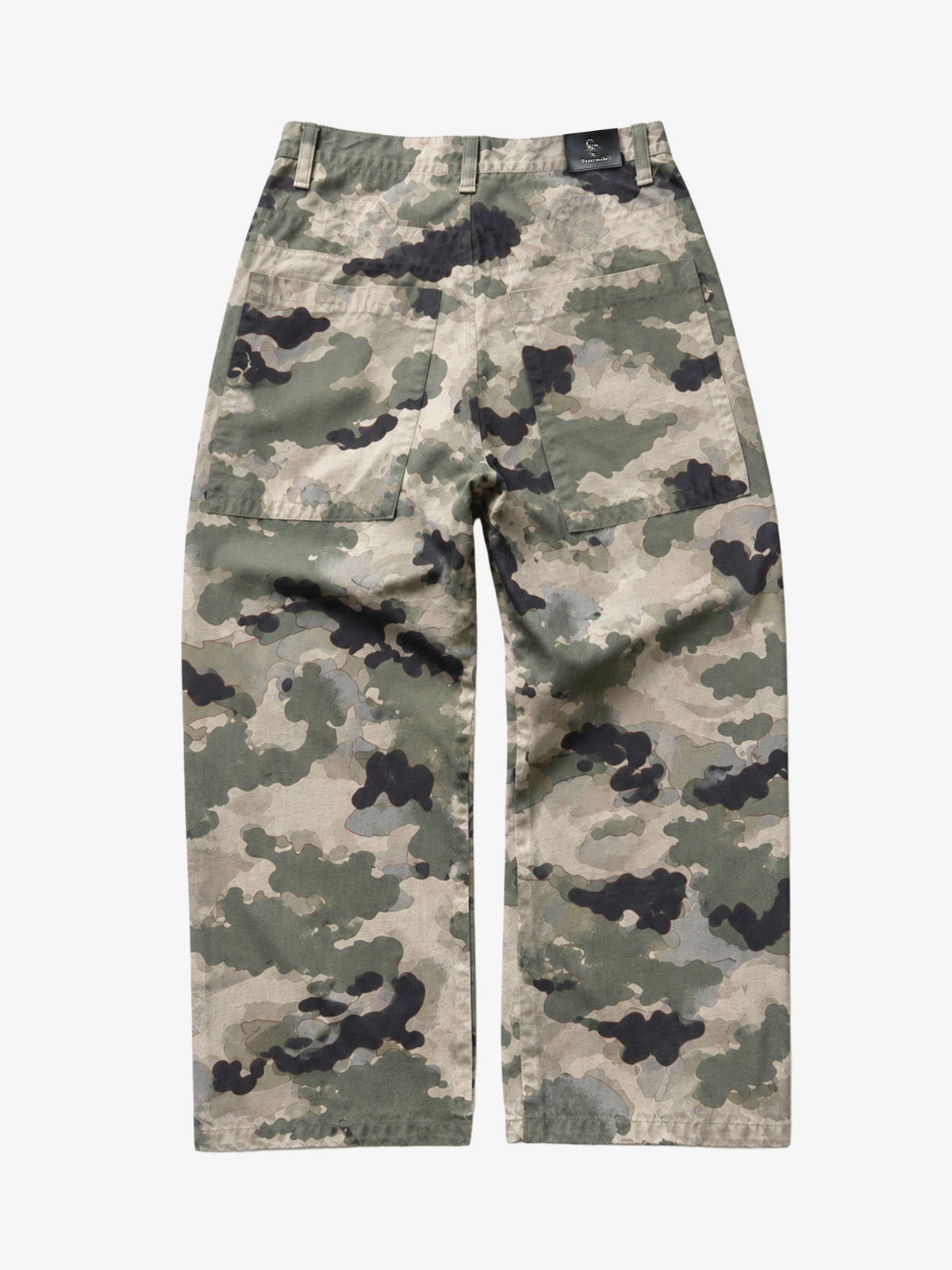 Camo Racing Embroidered Water-Resistant Sports Pants