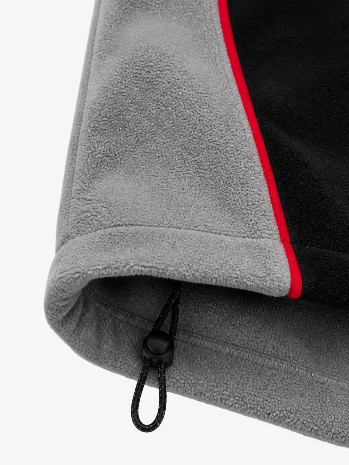 Tai Chi Embroidered Panelled Fleece Sweatpants
