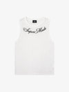 Floral and Letter Embroidered Vest