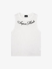 Gilet ricamato con motivi floreali e lettere