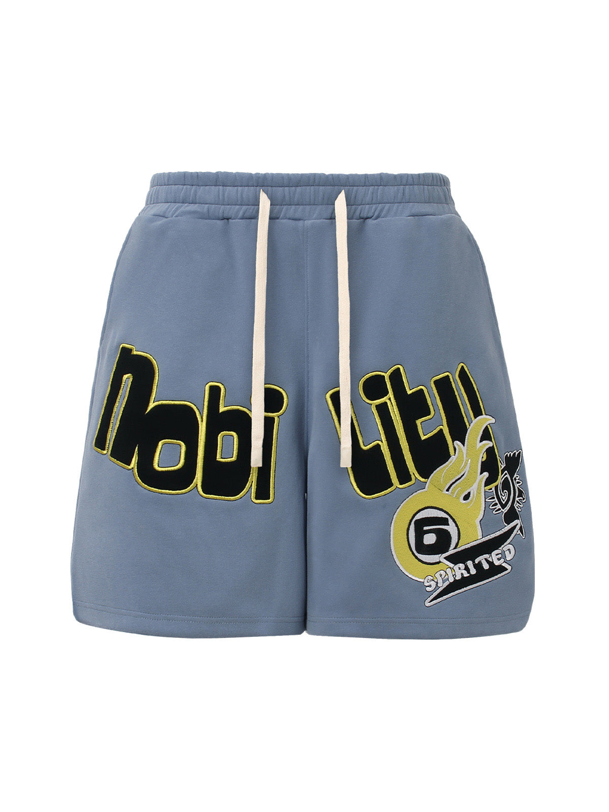 Street Graphic Drawstring Shorts