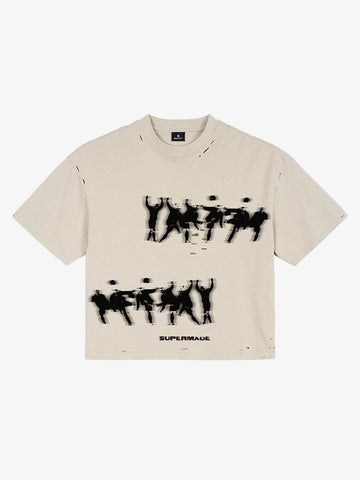 Vintage Soccer Motion Graphic T-Shirt 