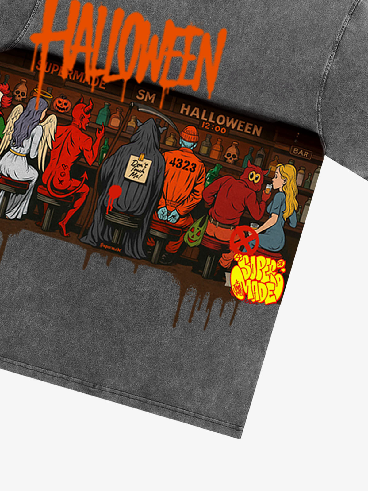 Thesupermade Halloween Pub Party T-shirt 