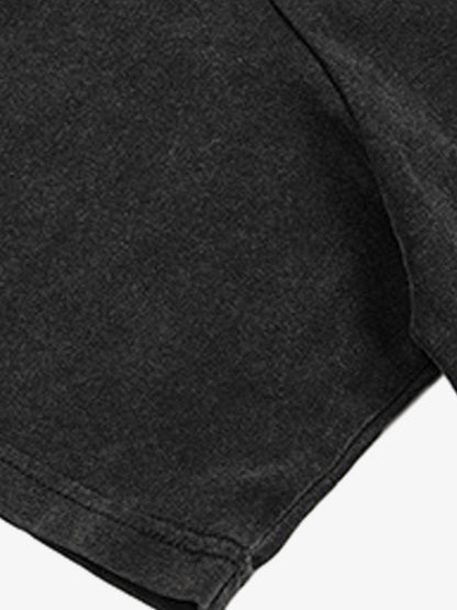 Thesupermade American Retro Color-blocked Letter Print T-shirt 