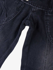 Low Rise Multi-Zip Bootcut Jeans