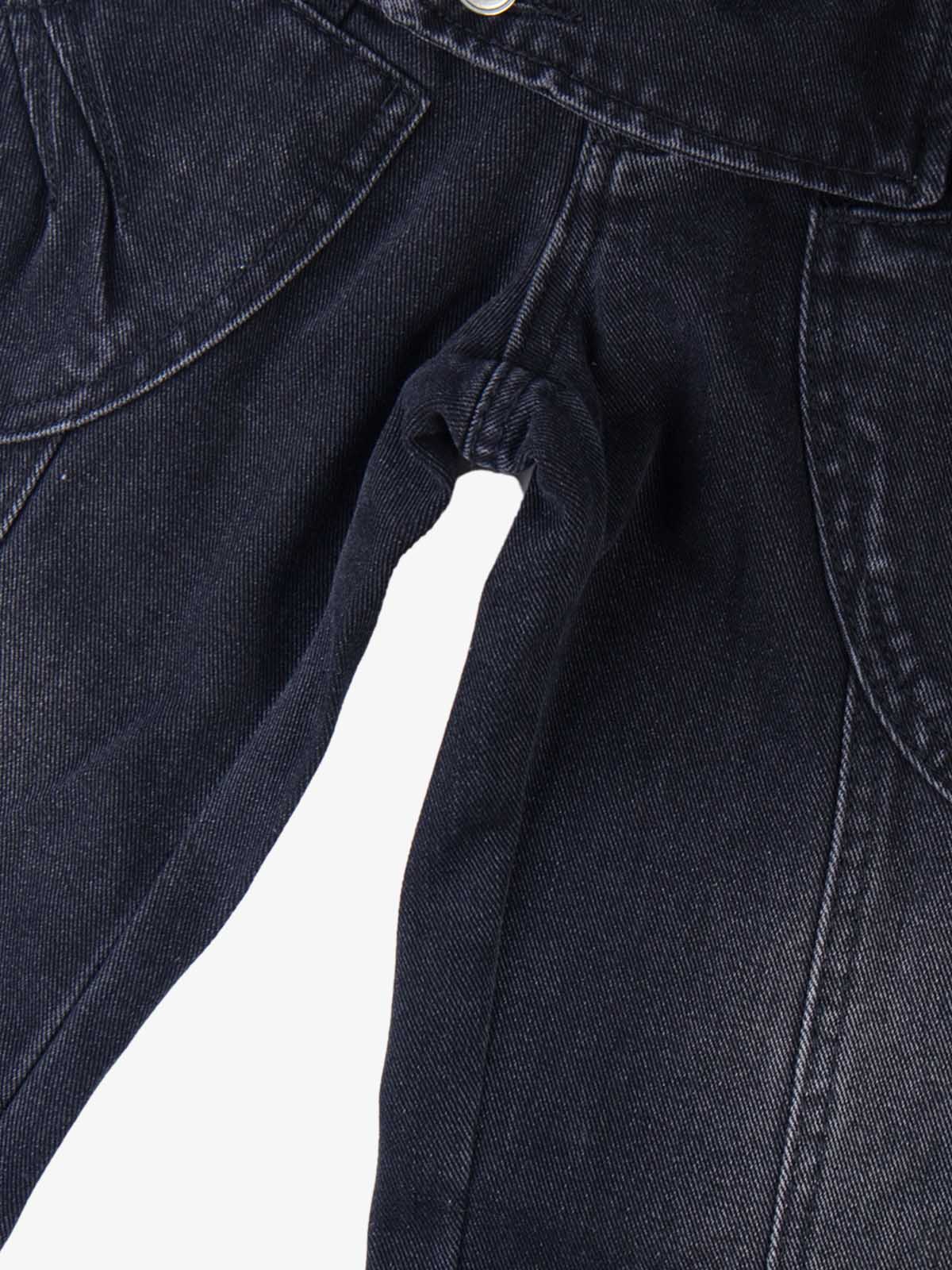 Low Rise Multi-Zip Bootcut Jeans