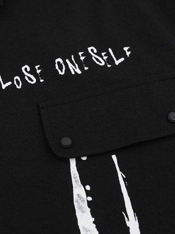 Dark Graphic Short Sleeve Shirt