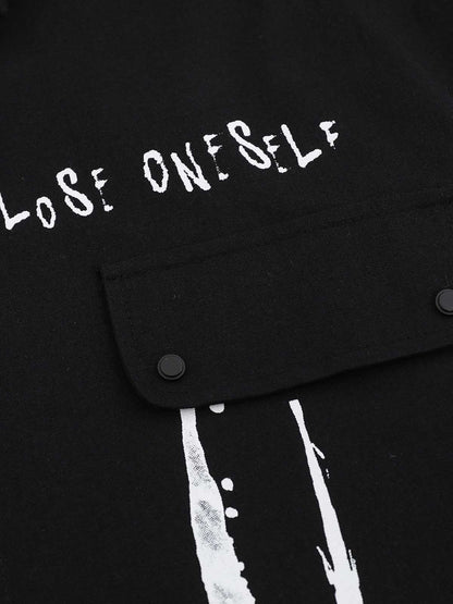 Dark Graphic Short Sleeve Shirt