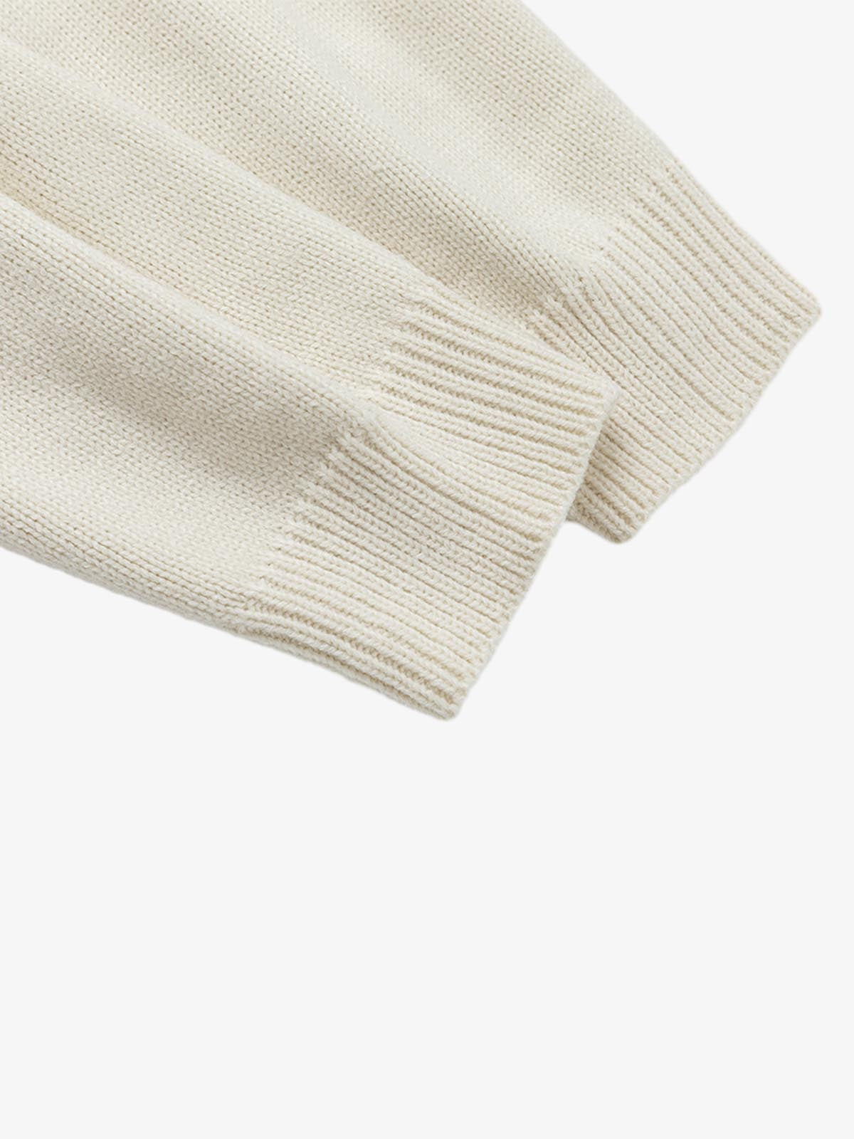 Cardigan con cappuccio in maglia jacquard
