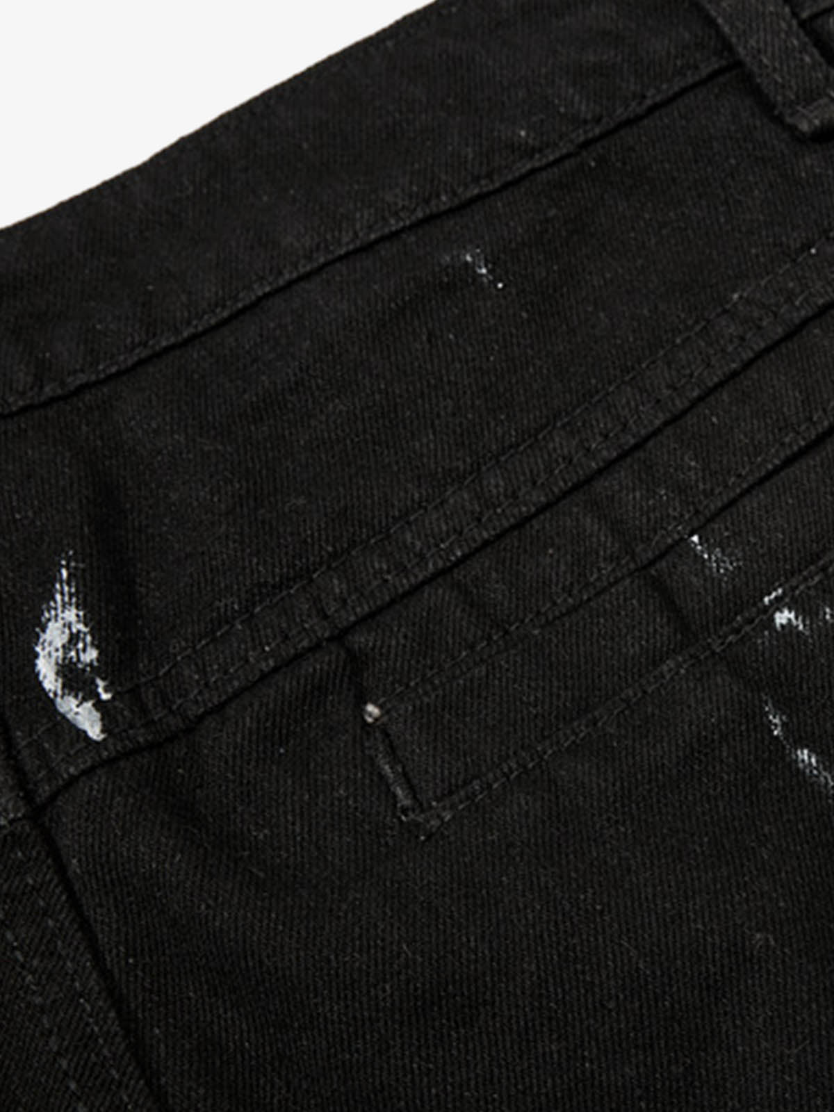 Deconstructed Layered Patchwork Cargo Pants 