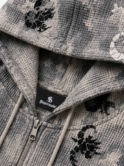 Racing Scorpion Camo Zip-Up Sweatshirt Jacket