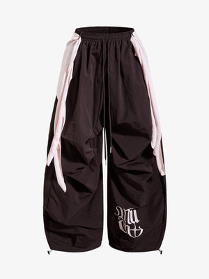 Strapped Detachable Curved Pants