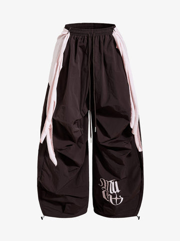 Strapped Detachable Curved Pants
