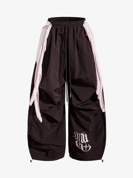 Strapped Detachable Curved Pants
