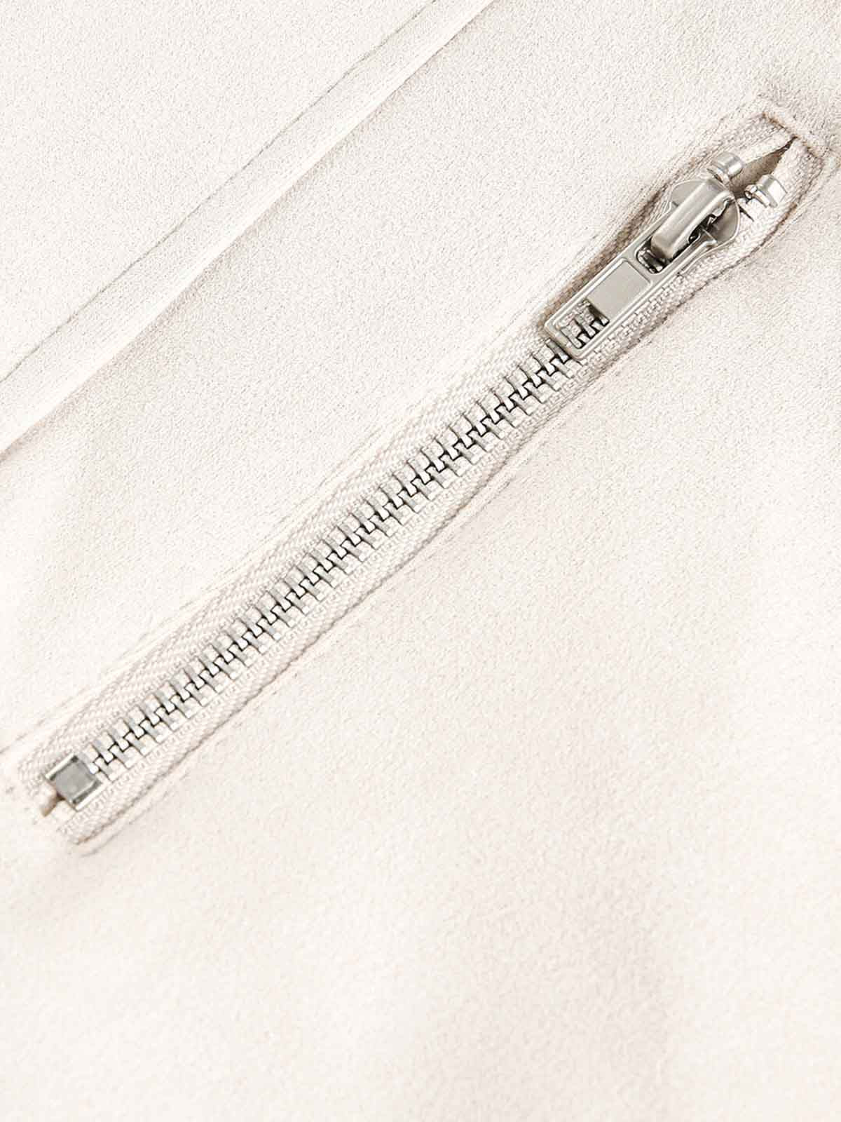 Military-Inspired Utility Shoulder Straps Zip Jacket