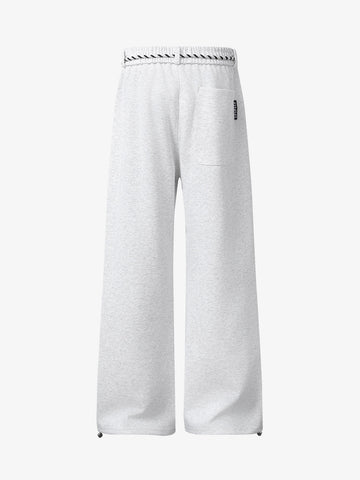 Plaid Patchwork Sweatpants 