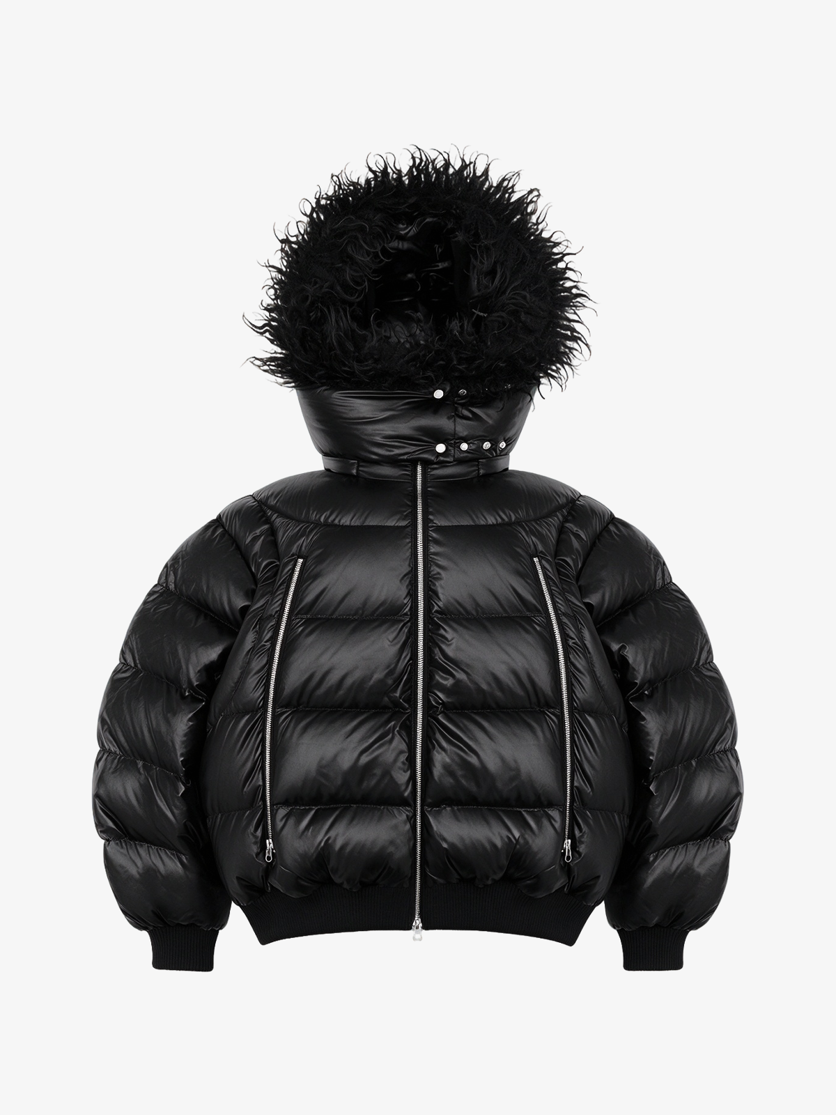 Detachable Fur Collar Puffer Jacket