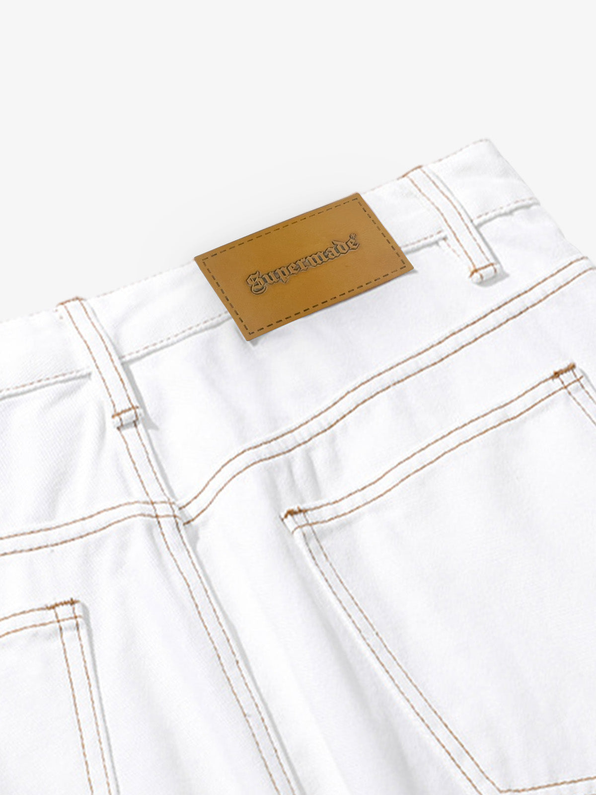 Reverse-Stitched Multi-Button Jeans 