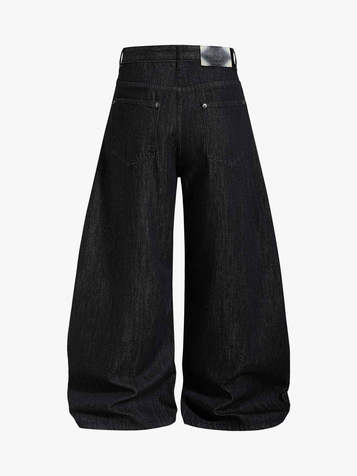 Vintage Eyelet Chain Baggy Jeans 