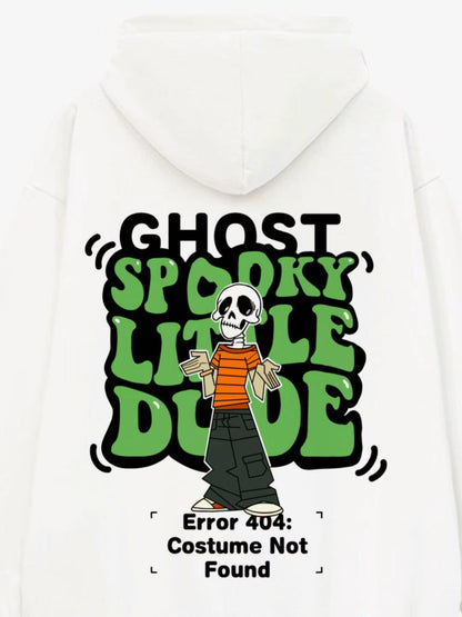 Error 404 Costume Not Found Print Cotton Hoodie 