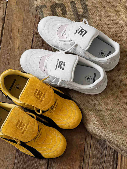 Stylish Yellow Casual Sneakers for Everyday Wear - Comfortable and Versatile Design 