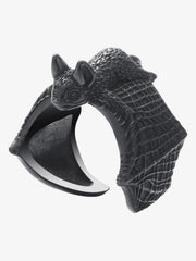 Gothic Bat Open Ring 