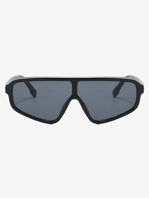 Futuristic Studded One-Piece Sunglasses