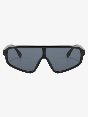 Futuristic Studded One-Piece Sunglasses