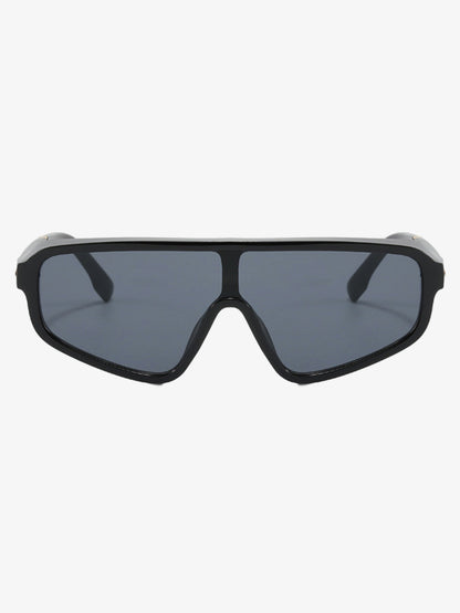 Futuristic Studded One-Piece Sunglasses