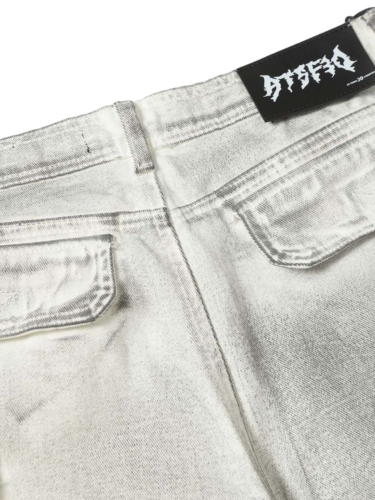Distressed Multi-Pocket Cargo Shorts 