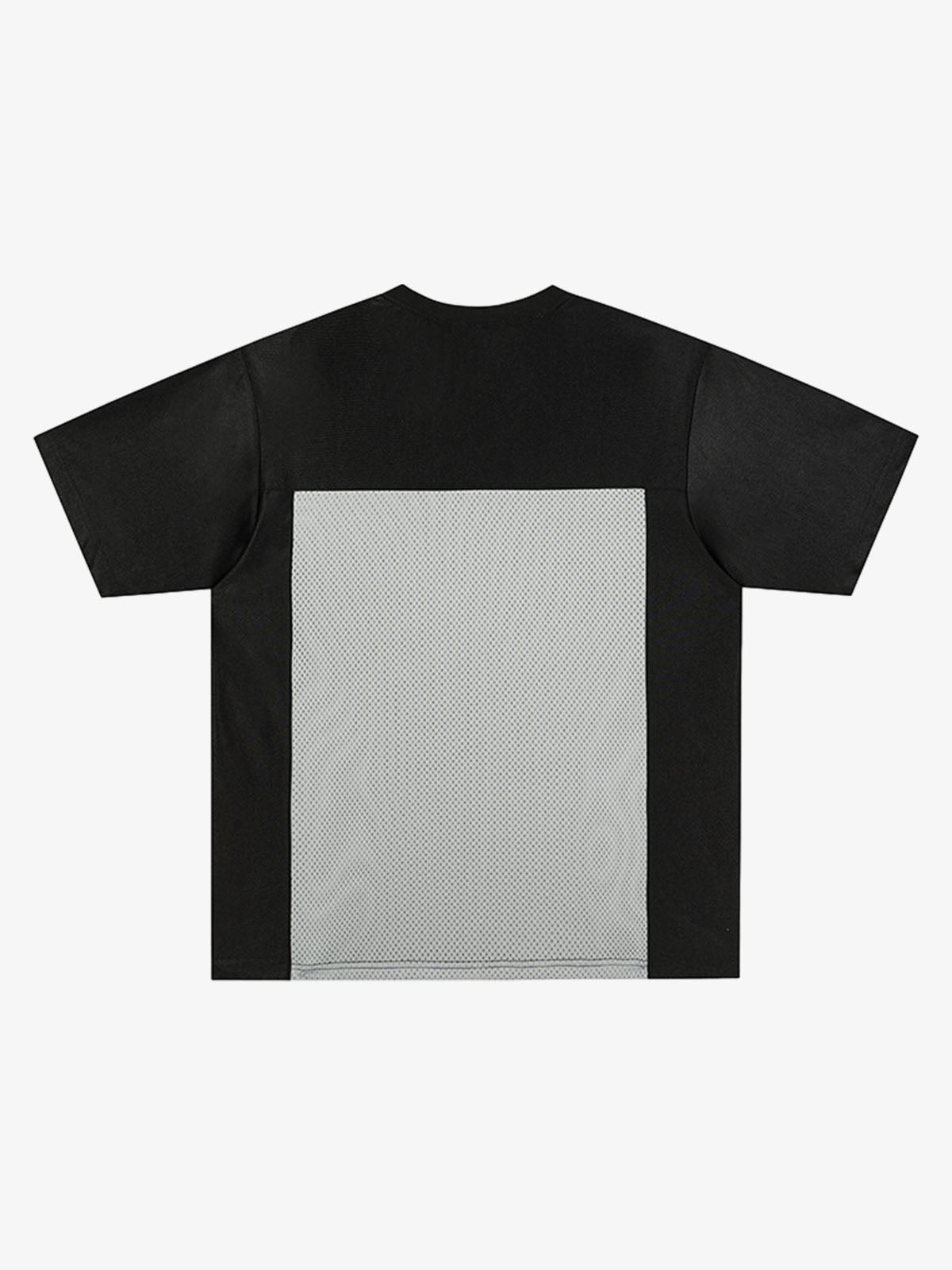Leopard Print Mesh Football Jersey – Breathable Oversized Polyester Streetwear Tee
