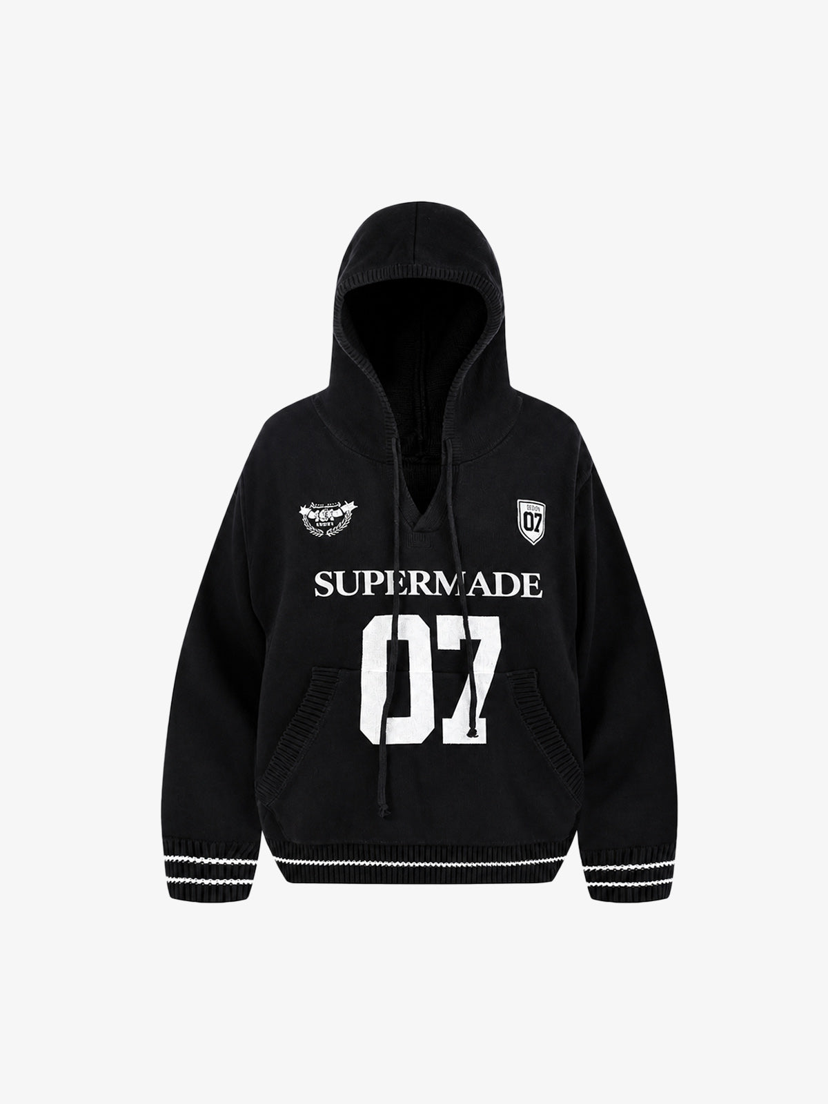Sport Graphic Hooded Knit Sweater
