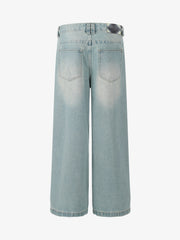 Street-style Retro Niche Deconstructed Jeans