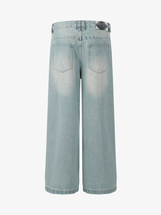 Street-style Retro Niche Deconstructed Jeans
